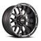 Grid Wheels 20 Diameter x 9 Width 6 x 1143 Millimeter 6 x 450 Bolt Pattern GD0220090645F3566 - alternate 1